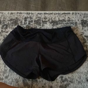 Black lululemon shorts no liner